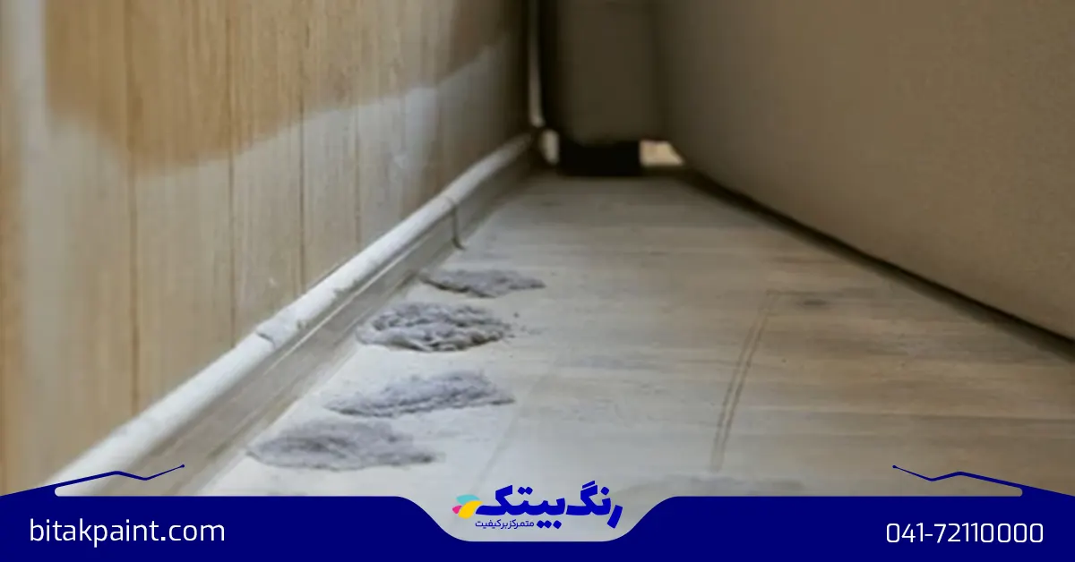 آلودگی روی سطح چوب